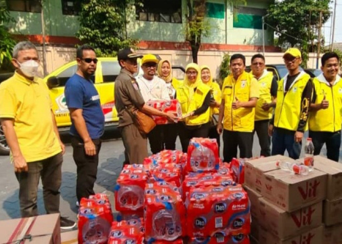 Ketua Satgas DPD Golkar Kota Tangerang, Peduli Terhadap Korban Kebakaran