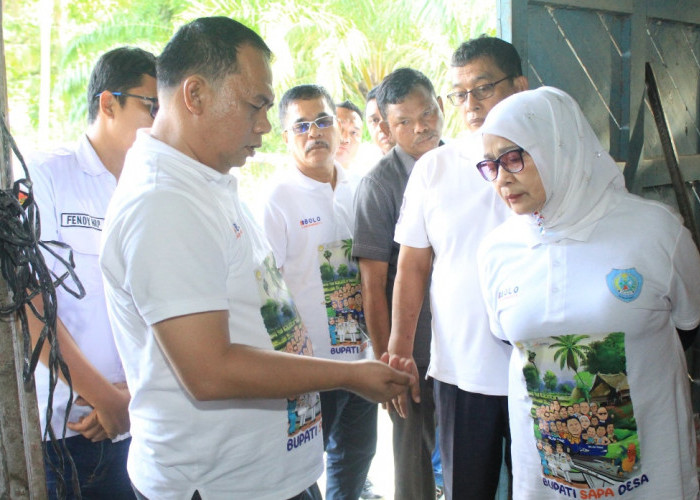 Bupati Labuhanbatu Tinjau Kilang Padi Tanjung Sarang Elang