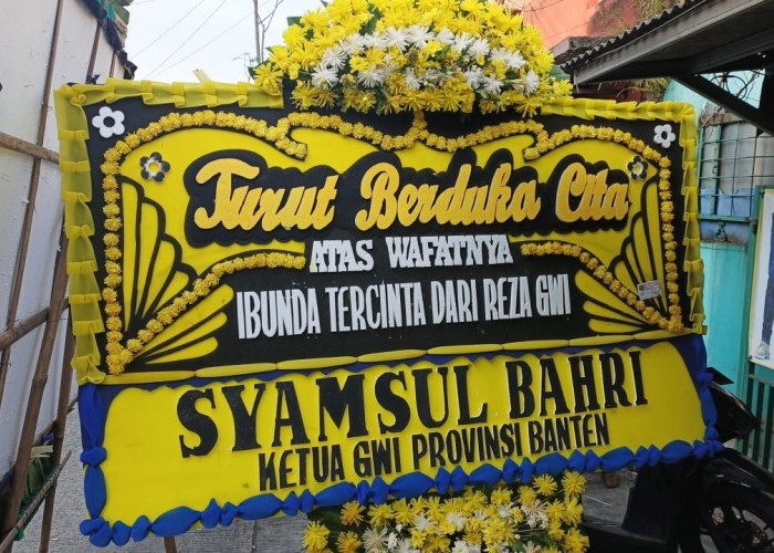 Turut Berduka Cita Atas Meninggalnya Ibu W.Haryati Orang Tua Pengurus Tim Investigasi  DPD GWI Provinsi Banten