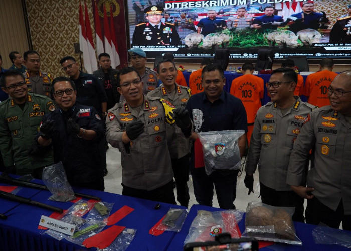  Hentikan Perburuan Badak Jawa, Tim Gabungan KLHK dan Polda Banten Tangkap 5 Pemburu Buron/DPO