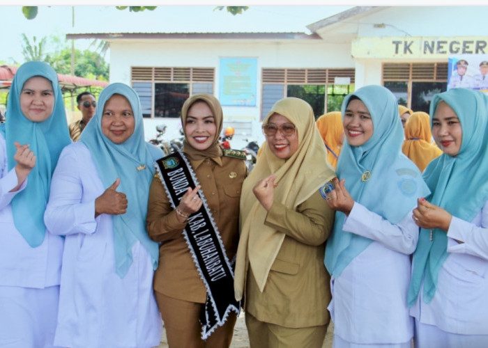 Bunda PAUD Labuhanbatu Kunjungi TKN Pembina Rantauprapat, Dukung Penguatan Pendidikan Anak Usia Dini