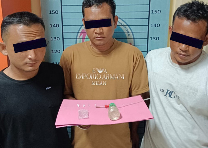 Polres Aceh Tenggara Berhasil Menangkap 2 Pengedar dan 1 Pengguna Narkotika jenis Sabu