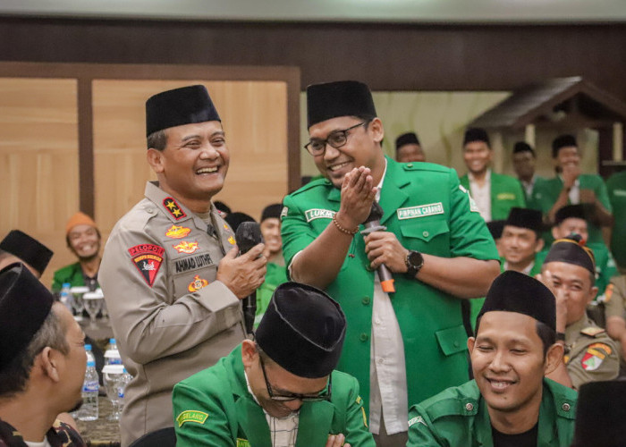 Kapolda Jateng Irjen Pol Ahmad Luthfi Pererat Sinergi dengan GP Ansor Jawa Tengah