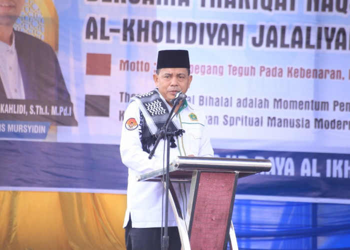 Pererat Silaturahmi, Bupati Labuhanbatu Hadiri Dzikir Akbar Thariqat Naqsyabandiyah Al Kholidiyah Jalaliyah