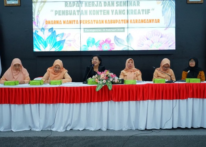 RaKer dan Seminar Pembuatan Konten Kreatif oleh Dharma Wanita Persatuan Kabupaten Karanganyar