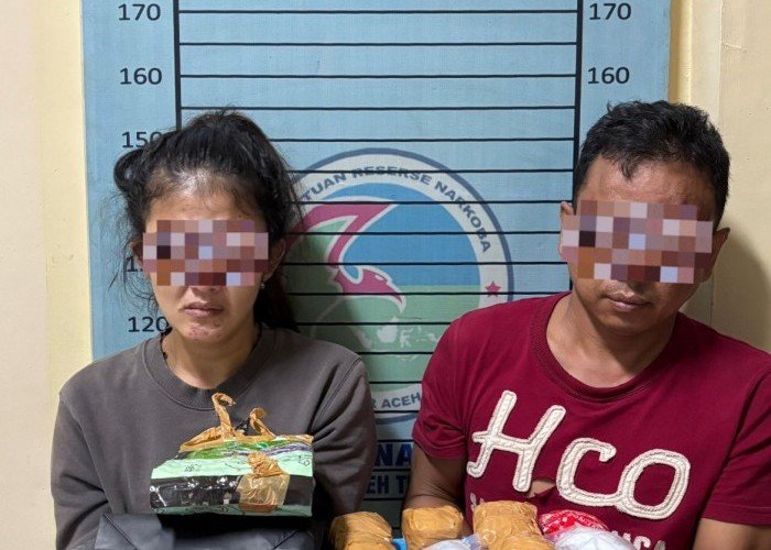 Polres Aceh Tenggara Ungkap Jaringan Narkoba Antarprovinsi, Sita 833,88 Gram Sabu