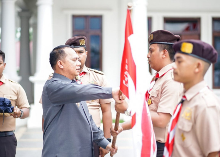 Bupati Lepas Kontingen Raimuna Nasional ke XII Tahun 2023