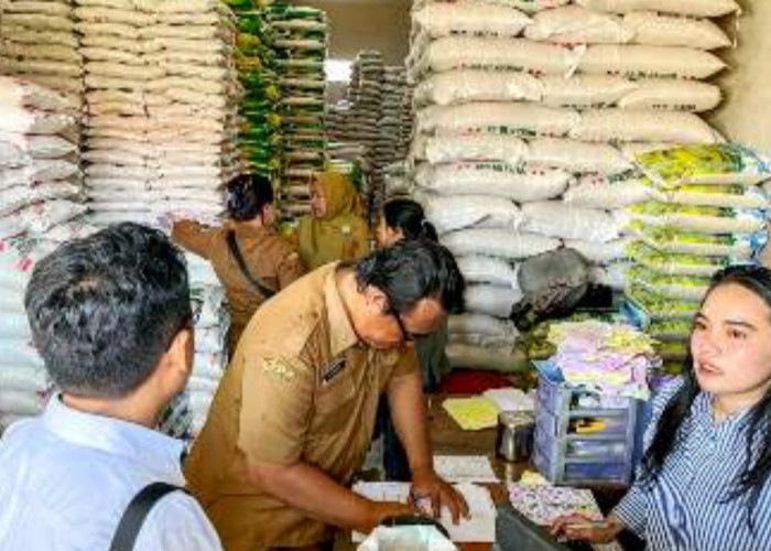 Tim Satgas Pangan Pemko Siantar & Polres Siantar, Sidak Persediaan Beras Aman