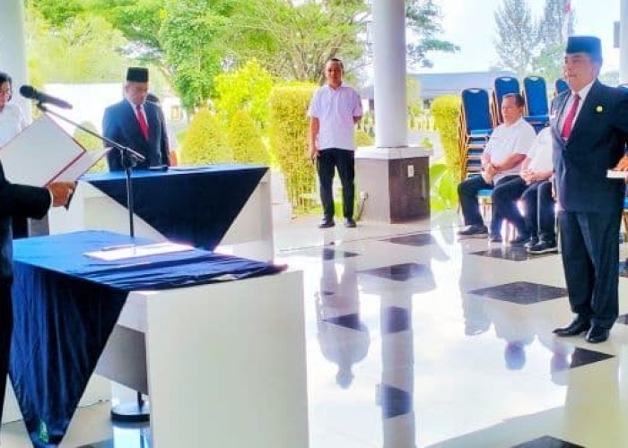 Albert Rismawanto Saragih Dilantik sebagai Pj Sekda Simalungun