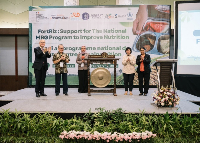 Indonesia–Prancis Luncurkan FORTRIZ di IPB, Dukung Program Makan Bergizi Gratis