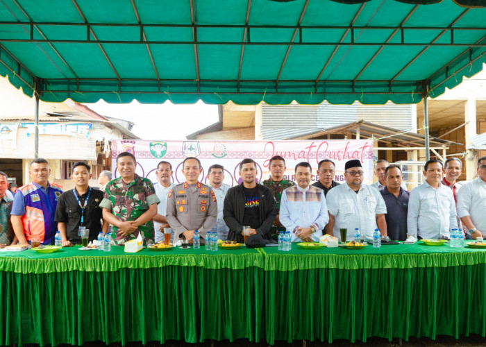 Kapolres Aceh Tenggara Bersama Forkopimda Melaksanakan Jum’at Curhat di Pajak Pagi