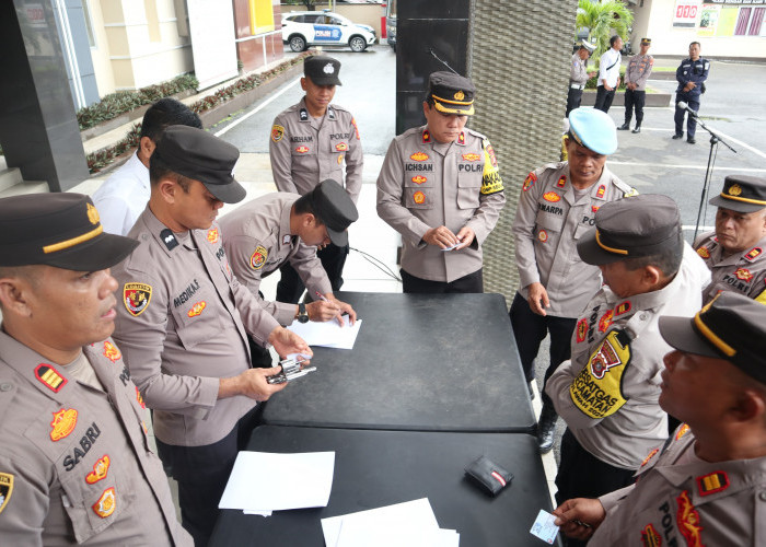 Polres Aceh Tenggara Lakukan Pengawasan dan Pemeriksaan Senjata Api Personel