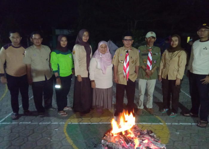 Acara Perjusa dan Pelantikan Penggalang Ramu di Gugus Depan SDN Tanjung Sari Kota Sukabumi