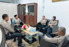 Sat Binmas Polrestabes Medan Sosialisasi Pemilu Damai 2024 di Kantor MUI Medan   