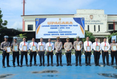 Dedikasi Berbuah Apresiasi, Polres Karanganyar Gelar Upacara Kenaikan Pangkat dan Ganjar Personel Berprestasi