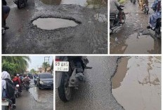 Jalan Rusak Parah di Desa Sei Rotan, Warga Desak Bupati Deli Serdang Turun Tangan