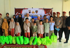 Sat Reskrim Polres Karanganyar Gelar Bakti Sosial  Di TPA AZ ZAHRO  