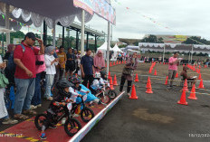 Keseruan Nubiko Racephoria Lomba Push Bike Pembalap Cilik di Q-Square Bogor