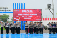 Polres Karanganyar  Gelar Giat Upacara Peringatan Hari Sumpah Pemuda ke-97 di SMP Kemala Bhayangkari 