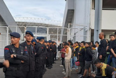 Batalyon A Pelopor Satbrimob Polda Sumsel Terjunkan Personel, Lakukan Pengamanan Sepakbola di Jakabaring