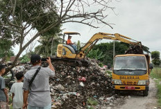 Tumpukan Sampah Yang Menggunung di Gembong Balaraja Mulai Diratakan
