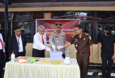 Pengungkapan Kasus Narkotika di Wilayah Hukum Polres Sintang Sekaligus Pemusnahan Barang Bukti Narkoba