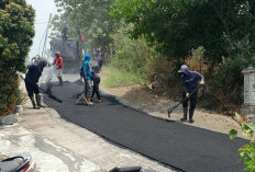 Pengaspalan Jalan 1 Kilometer di Desa Kwadungan, Banprov Dukung Pembangunan