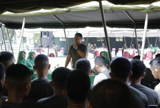 Mayjen TNI Farid Makruf Olahraga Bareng Prajurit, Persit dan PNS se-Malang Raya