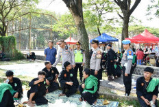 Polres Karanganyar Siagakan Personel, Kapolres Pimpin Pengamanan Pembaiatan Pagar Nusa