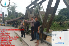 Polisi Tingkatkan Patroli Antisipasi Pencurian Besi Pembatas Jembatan Bah Bolon Perdagangan Simalungun