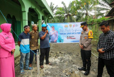 Polri Peduli Lingkungan, Polres Labusel Berikan Bantuan Sumur Bor dan Mesin Pompa Air Kepada Masyarakat