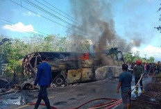 Tabrakan Maut Bus ALS vs Truk Tangki di Muratara, 16 Orang Tewas   