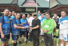 Pertandingan Persahabatan Korpri Labuhanbatu vs Korpri Padang Sidempuan Berakhir Imbang 2-2