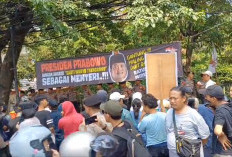 FPN Demo di DPP Partai Gerindra Minta Prabowo Tidak Menjadikan Sakti Wahyu Trenggono Sebagai Menteri