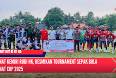 Camat Kemiri Rudi HK Buka dan Resmikan Turnamen Camat Cup 2025 Sambut HUT RI ke-80