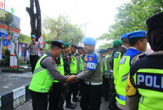 Tim Divpropam Mabes Polri Laksanakan Ops Gaktiplin di Pos Terpadu Operasi Lilin 2025 Polres Karanganyar