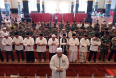 Wujud Syukur HUT RI Ke - 78, Prajurit Kodim 0108/Agara Ikuti Doa dan Zikir Bersama