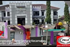 Pengecatan Ulang Gedung Kecamatan Kemiri Tak Dilengkapi Papan Proyek, Camat: “Swakelola”