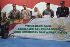 Ucapan Terim Kasih dari Anak Tokoh Masyarakat di Poris Indah Blok C RW 06 Kota Tangerang