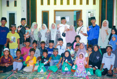 Kades Lontar Sambut Tahun Baru Dengan Santuni Yatim dan dhuafa 