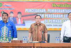 Pemkab dan Satnarkoba Polres Labuhanbatu Bersinergi Gelar Sosialisasi P4GN