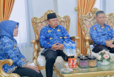 Bupati Labuhanbatu Sambut Kepala Kejaksaan Negeri Labuhanbatu di Rumah Dinas