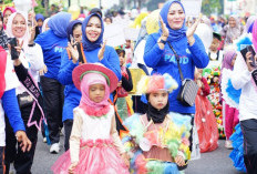 Meriahkan CFD, Bunda Paud Launching Gerakan Transisi Paud Ke SD