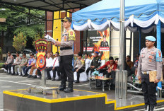 Kapolres Aceh Tenggara Pimpin Apel Gelar Pasukan Operasi Mantap Brata 2023-2024