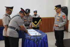 Kapolres Lebak Pimpin Upacara Serah Terima Jabatan Kapolsek Maja Polres Lebak