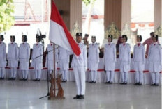 76 Paskibraka Telah Dikukuhkan Bupati  Karanganyar, Siap Jalankan Amanah Merah Putih