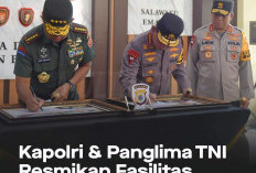 Kapolri & Panglima TNI Resmikan Fasilitas Mapolda Maluku 