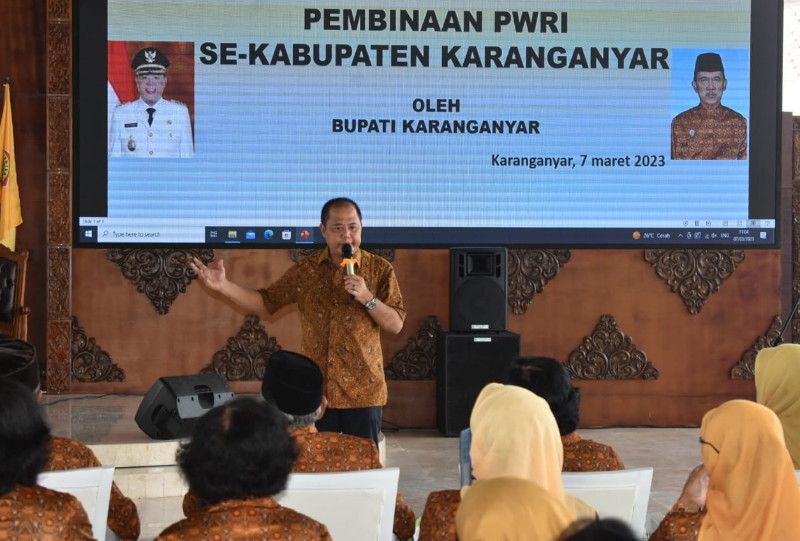 Pembinaan Pengurus PWRI se-Kabupaten Karanganyar