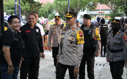 Jelang Perayaan Paskah, Kapolres Karanganyar Pimpin Langsung Giat Sterilisasi Gereja 