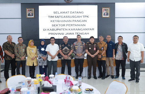 Bareskrim Mabes Polri Pantau Pendistribusian Pupuk Dan Tim Satgassusgah Sektor Ketahanan Pangan TPK Kabupaten 